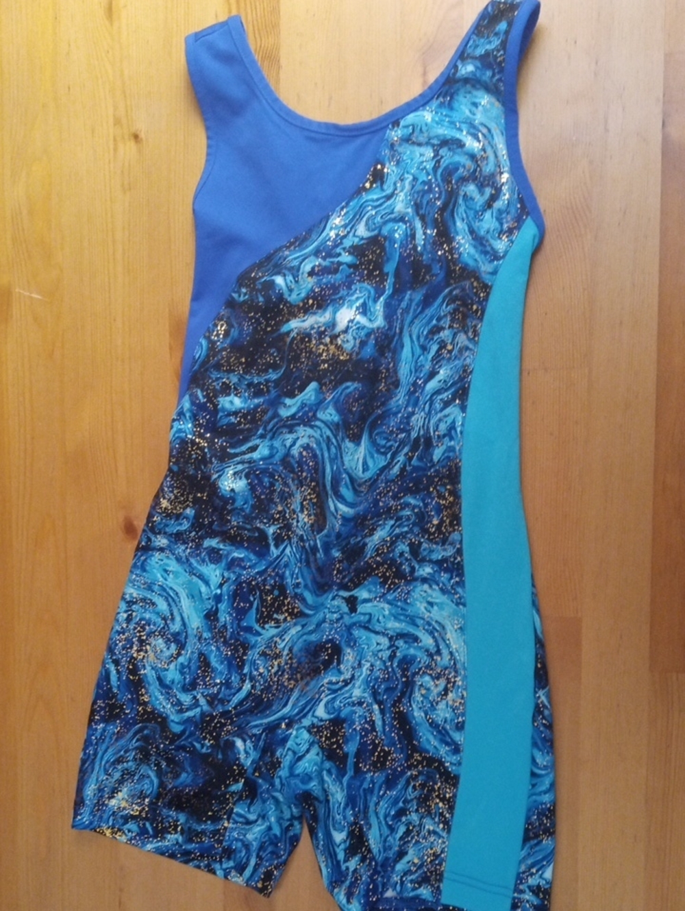 Danskin Now Royal Blue Athletic One-Piece